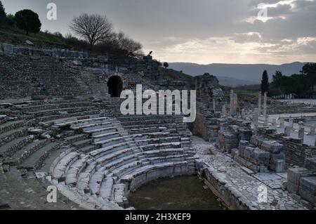 Les ruines romaines d'Efes, Turquie Banque D'Images