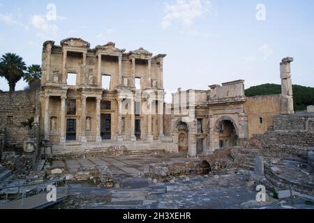 Les ruines romaines d'Efes, Turquie Banque D'Images