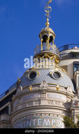 France, Paris, le Printemps, grand magasin, Banque D'Images