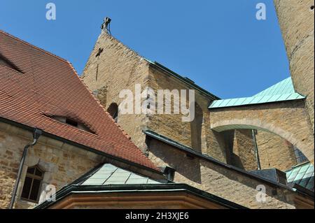 Cathédrale de Merseburg Saint-Johannes et Saint-Laurentius Banque D'Images