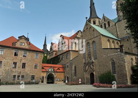 Cathédrale de Merseburg Saint-Johannes et Saint-Laurentius Banque D'Images