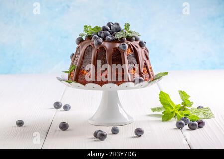 Gâteau en marbre. Banque D'Images