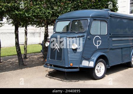 Vintage français Citroën HY H. van Banque D'Images