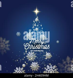 illustration abstraite de l'arbre de noël doré à motif vectoriel Illustration de Vecteur