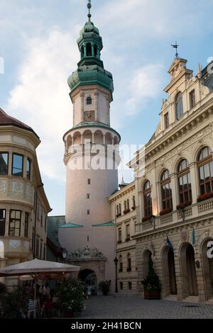 La tour firewatch à Sopron Banque D'Images