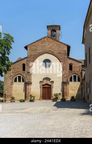 Abbaye de Saint Mary à Rivalta Banque D'Images