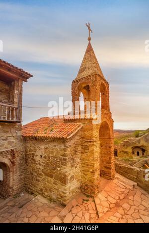 Monastère en Géorgie, David Gareja Banque D'Images