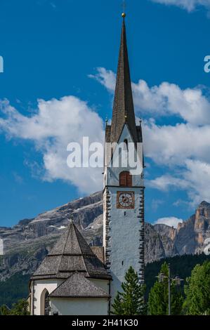 Église de la Villa, Val Badia Banque D'Images