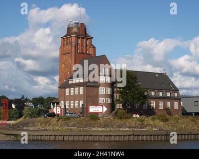 Lotsenhaus Seemannshöft, maison pilote Seemannshöft Banque D'Images