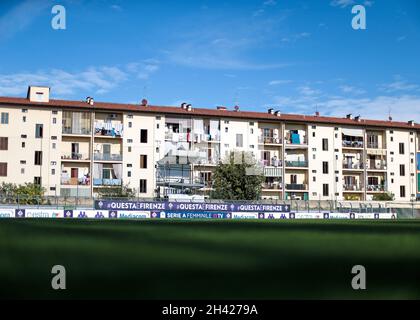 Florence, Italie.30 octobre 2021.Firenze, Italie, octobre 31 2021 vue générale pendant la série Un jeu Femminile entre ACF Fiorentina et AC Milan au Stadio Comunale Gino Bozzi à Firenze, Italie Michele Finessi/SPP crédit: SPP Sport Press photo./Alamy Live News Banque D'Images