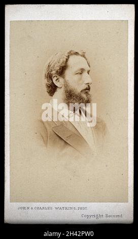 Frederick, Lord Leighton.Photographie de John & Charles Watkins. Banque D'Images