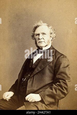 Sir William James Erasmus Wilson.Photographie d'Ernest Edwards. Banque D'Images