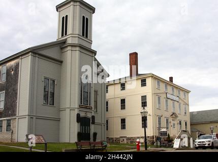 Massachusetts; New Bedford; Mariners Home; Seamens Bethel; Johnny Cake Hill;Johnny Cake Hill, alias Bethel Street, Banque D'Images