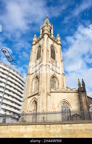 Église paroissiale de Liverpool (l'église notre-Dame et Saint-Nicolas), Chapel Street, Liverpool, Merseyside, Angleterre,Royaume-Uni Banque D'Images