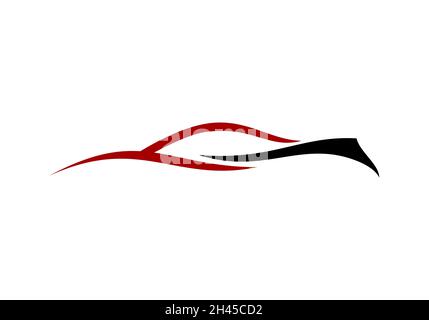 Concept de logo de voiture lié à la société automobile Banque D'Images