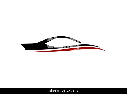 Concept de logo lié à la voiture ou à l'automobile Banque D'Images