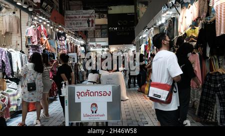 Baiyoke Gallery Pratunam Market Shopping Area à Bangkok en Thaïlande Banque D'Images