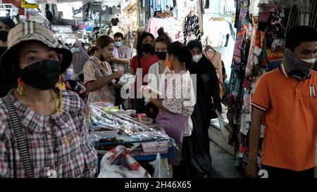 Baiyoke Gallery Pratunam Market Shopping Area à Bangkok en Thaïlande Banque D'Images