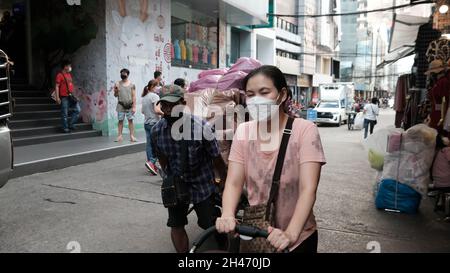 Baiyoke Gallery Pratunam Market Shopping Area à Bangkok en Thaïlande Banque D'Images