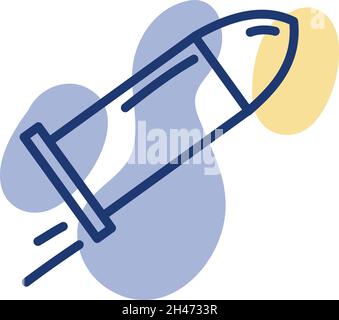 Police balle, illustration, vecteur, sur fond blanc. Illustration de Vecteur