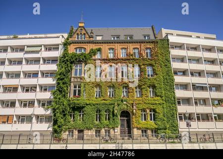 Begrüntes Haus, Friedrichsgracht, Mitte, Berlin, Allemagne Banque D'Images