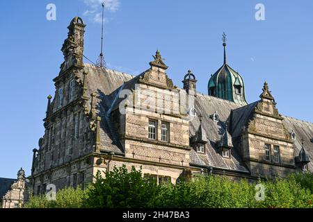 Westflügel, Schloss Hämelschenburg, Niedersachsen, Allemagne Banque D'Images