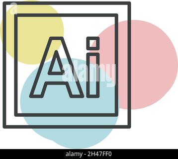 Adobe Illustrator, illustration, vecteur, sur fond blanc. Illustration de Vecteur