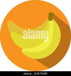 Bananes jaunes, illustration, vecteur, sur fond blanc. Illustration de Vecteur