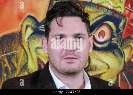 Cineworld Leicester Square, Londres, Royaume-Uni.29 octobre 2021.Tommy McDonnell participe à la première britannique de 'Barbarans' au Frightfest Halloween..Photo de Julie Edwards./Alamy Live News Banque D'Images