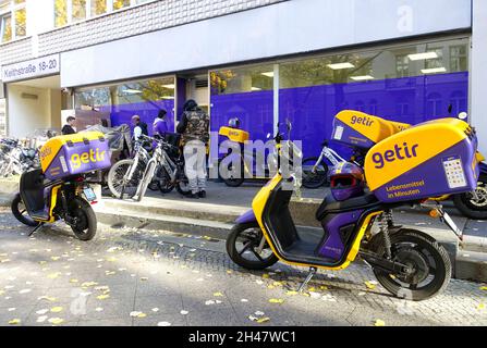 Gare de Getir, service de livraison, Keithstreet à Berlin, Allemagne Banque D'Images