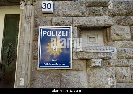 Bureau d'État des enquêtes criminelles, LKA 1, Berlin, Allemagne Banque D'Images