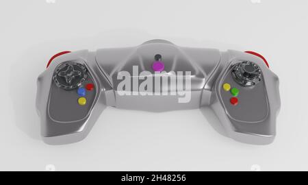 Manette de jeu vidéo moderne - manette de jeu Banque D'Images