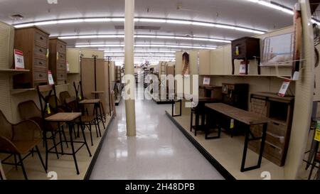 Augusta, GA USA - 08 12 21: Intérieur de magasin de détail de lobby de passe-temps Banque D'Images