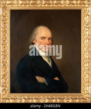 William Hyde Wollaston.Peinture à l'huile. Banque D'Images
