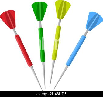 Flèches, illustration, vecteur colorés sur fond blanc. Illustration de Vecteur