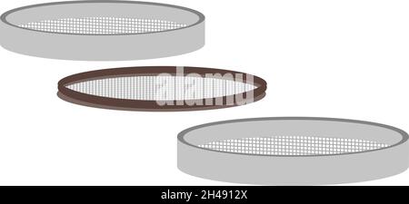 Outil de grille, illustration, vecteur sur fond blanc. Illustration de Vecteur