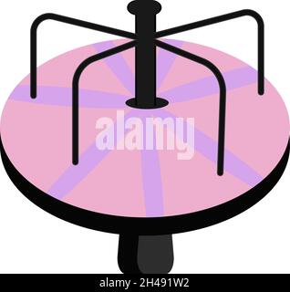 Rond-point, illustration, vecteur sur fond blanc. Illustration de Vecteur