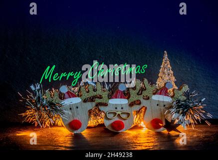Concept Noël : Joyeux Noël Banque D'Images