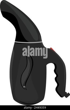 Thermos noirs, illustration, vecteur sur fond blanc. Illustration de Vecteur