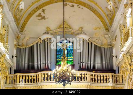 Église Santa Cruz dos Militares, Rio de Janeiro, Brésil Banque D'Images