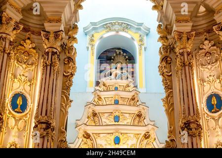 Église Santa Cruz dos Militares, Rio de Janeiro, Brésil Banque D'Images