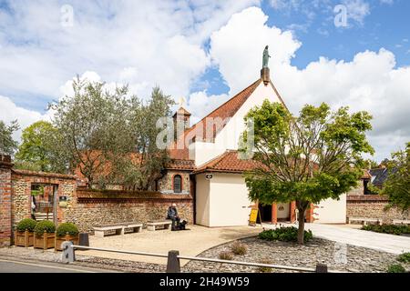 Le sanctuaire de notre Dame de Walsingham dans le village de Little Walsingham, Norfolk, Royaume-Uni. Banque D'Images