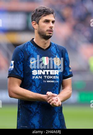 Milan, Italie.31 octobre 2021.Milan, Italie - octobre 21 2021 - Inter-Udinese série A - ranocchia andrea f.c. internazionale crédit: Christian Santi/Alamy Live News Banque D'Images