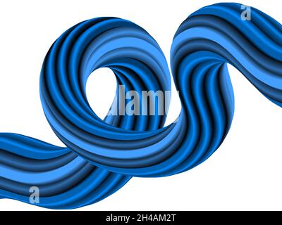 Arrière-plan bleu ondulé.Formes d'onde liquide. Banque D'Images