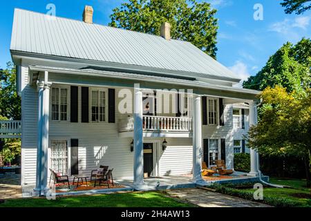 Lawton place Manor House of Ty Cobb, 7th Street, Mount Airy, Géorgie Banque D'Images