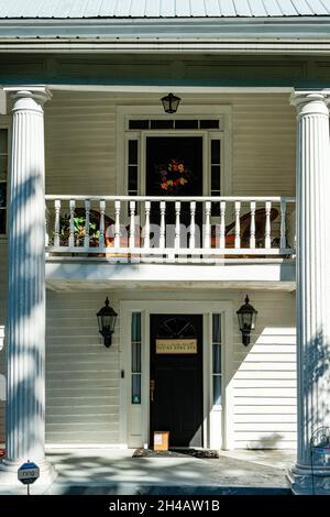 Lawton place Manor House of Ty Cobb, 7th Street, Mount Airy, Géorgie Banque D'Images