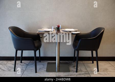 Los Angeles, Californie, États-Unis.29 mars 2019.American Airlines Group Inc. Dîner de première classe dans le salon Flagship de l'aéroport international de Los Angeles (LAX) le vendredi 29 mars 2019 à Los Angeles, en Californie © 2019 Patrick T. Fallon (image de crédit : © Patrick Fallon/ZUMA Press Wire) Banque D'Images