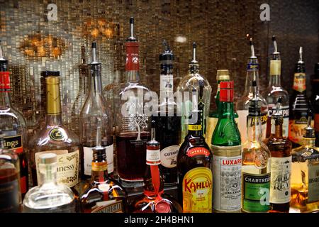 Los Angeles, Californie, États-Unis.29 mars 2019.American Airlines Group Inc. Dîner de première classe dans le salon Flagship de l'aéroport international de Los Angeles (LAX) le vendredi 29 mars 2019 à Los Angeles, en Californie © 2019 Patrick T. Fallon (image de crédit : © Patrick Fallon/ZUMA Press Wire) Banque D'Images