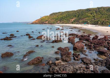 Arambol Sweet Lake Goa Inde Banque D'Images