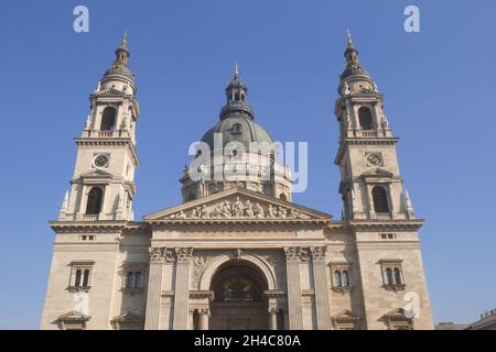 Basilique Saint-Étienne, conçue par Jozsef Hild, Budapest, Hongrie Banque D'Images